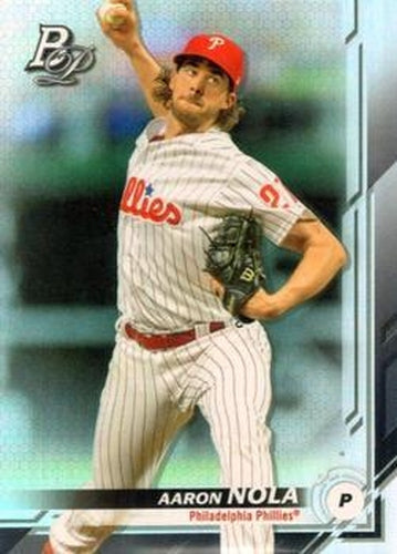 #65 Aaron Nola - Philadelphia Phillies - 2019 Bowman Platinum Baseball