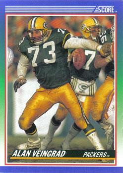 #65 Alan Veingrad - Green Bay Packers - 1990 Score Football