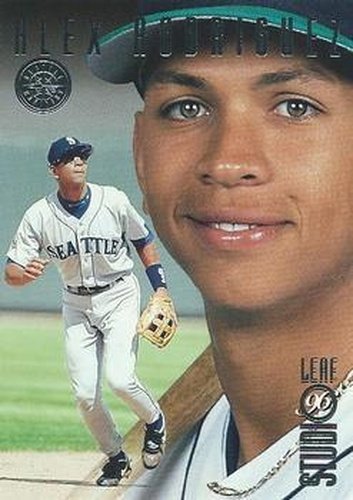 #65 Alex Rodriguez - Seattle Mariners - 1996 Studio Baseball