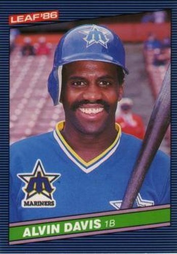#65 Alvin Davis - Seattle Mariners - 1986 Leaf Baseball