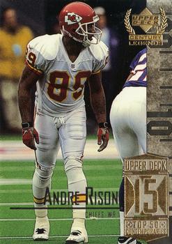 #65 Andre Rison - Kansas City Chiefs - 1999 Upper Deck Century Legends Football