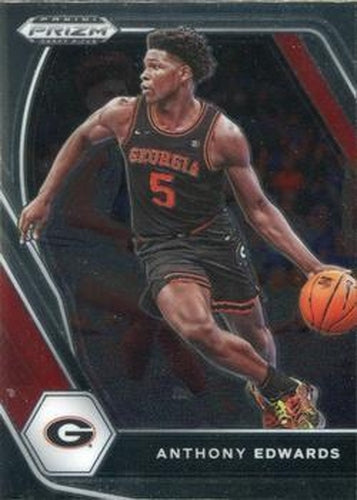 #65 Anthony Edwards - Georgia Bulldogs - 2021 Panini Prizm Collegiate Draft Picks Basketball