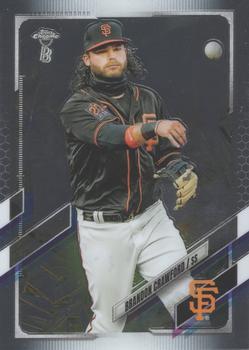 #65 Brandon Crawford - San Francisco Giants - 2021 Topps Chrome Ben Baller Edition Baseball