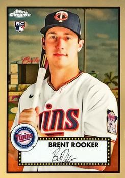 #65 Brent Rooker - Minnesota Twins - 2021 Topps Chrome Platinum Anniversary Baseball