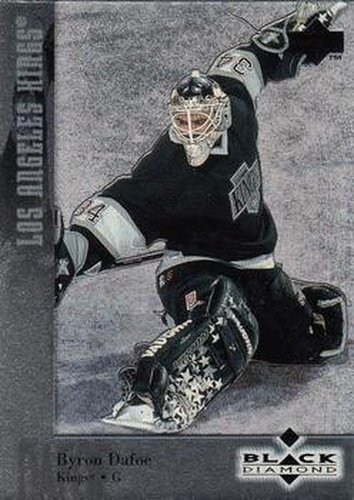 #65 Byron Dafoe - Los Angeles Kings - 1996-97 Upper Deck Black Diamond Hockey