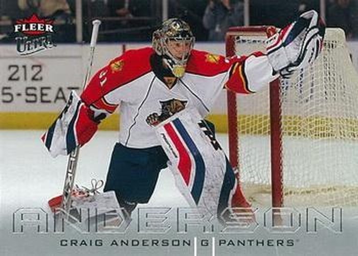#65 Craig Anderson - Florida Panthers - 2009-10 Ultra Hockey