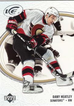 #65 Dany Heatley - Ottawa Senators - 2005-06 Upper Deck Ice Hockey