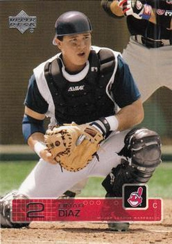 #65 Einar Diaz - Cleveland Indians - 2003 Upper Deck Baseball