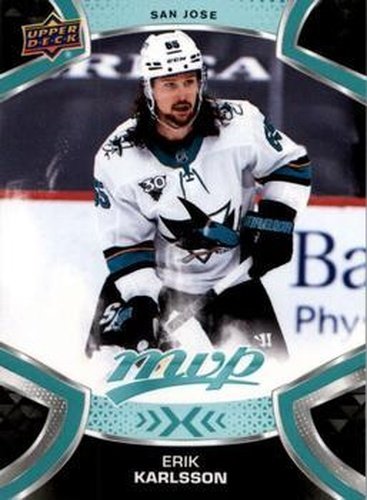 #65 Erik Karlsson - San Jose Sharks - 2021-22 Upper Deck MVP Hockey