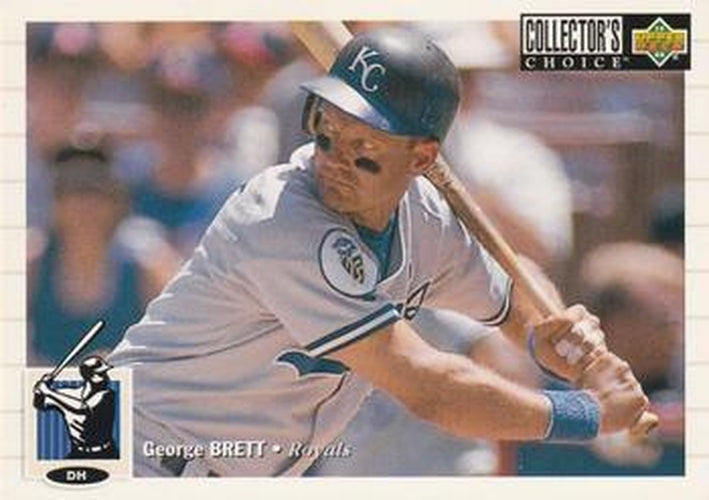 #65 George Brett - Kansas City Royals - 1994 Collector's Choice Baseball