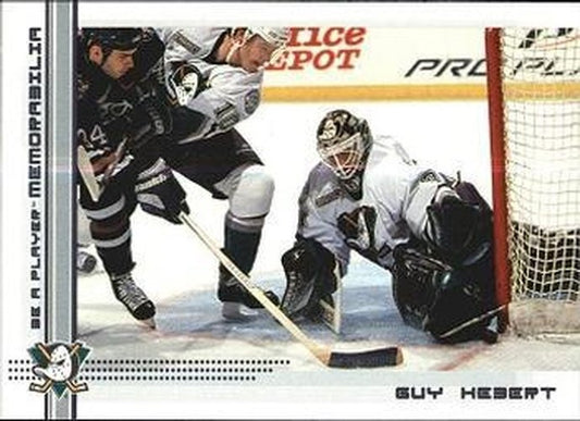 #65 Guy Hebert - Anaheim Mighty Ducks - 2000-01 Be a Player Memorabilia Hockey
