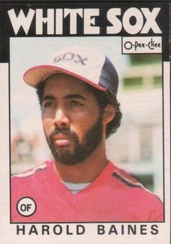 #65 Harold Baines - Chicago White Sox - 1986 O-Pee-Chee Baseball