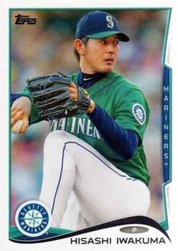 #65 Hisashi Iwakuma - Seattle Mariners - 2014 Topps Baseball