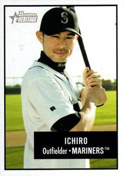 #65 Ichiro - Seattle Mariners - 2003 Bowman Heritage Baseball
