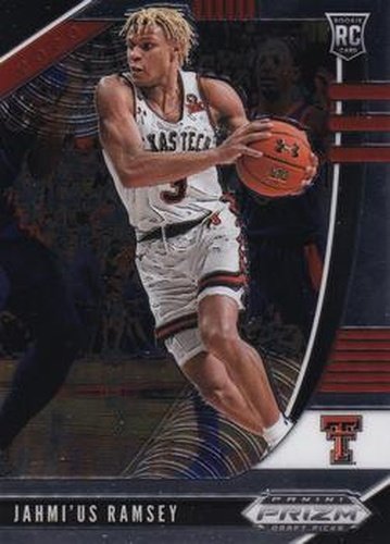 #65 Jahmi'us Ramsey - Texas Tech Red Raiders - 2020 Panini Prizm Draft Picks Collegiate Basketball
