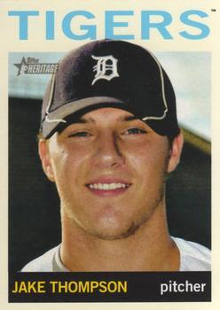 #65 Jake Thompson - GCL Tigers - 2013 Topps Heritage Minor League Baseball