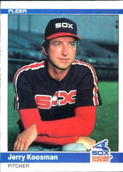 #65 Jerry Koosman - Chicago White Sox - 1984 Fleer Baseball