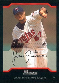 #65 Johan Santana - Minnesota Twins - 2004 Bowman Baseball