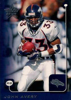 #65 John Avery - Denver Broncos - 1999 Leaf Rookies & Stars Football