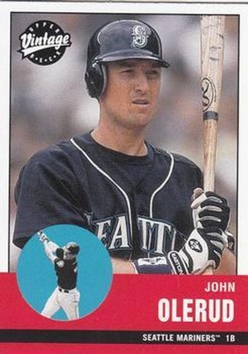 #65 John Olerud - Seattle Mariners - 2001 Upper Deck Vintage Baseball