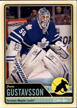 #65 Jonas Gustavsson - Toronto Maple Leafs - 2012-13 O-Pee-Chee Hockey