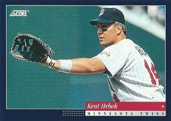 #65 Kent Hrbek - Minnesota Twins -1994 Score Baseball