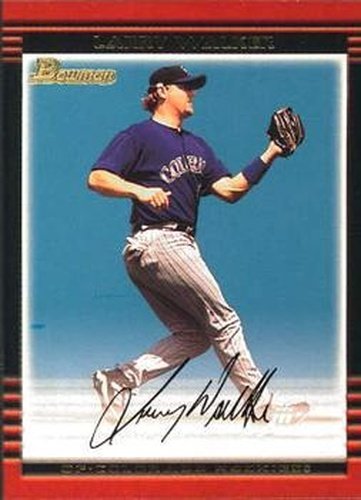 #65 Larry Walker - Colorado Rockies - 2002 Bowman Baseball