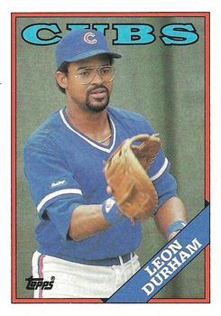 #65 Leon Durham - Chicago Cubs - 1988 Topps Baseball