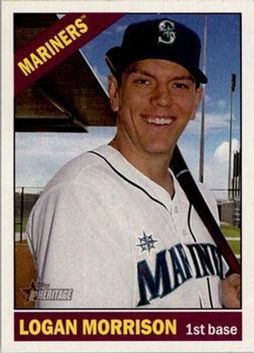 #65 Logan Morrison - Seattle Mariners - 2015 Topps Heritage Baseball