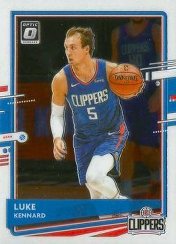 #65 Luke Kennard - Los Angeles Clippers - 2020-21 Donruss Optic Basketball