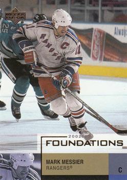 #65 Mark Messier - New York Rangers - 2002-03 Upper Deck Foundations Hockey
