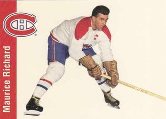 #65 Maurice Richard - Montreal Canadiens - 1994 Parkhurst Missing Link 1956-57 Hockey