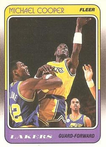 #65 Michael Cooper - Los Angeles Lakers - 1988-89 Fleer Basketball