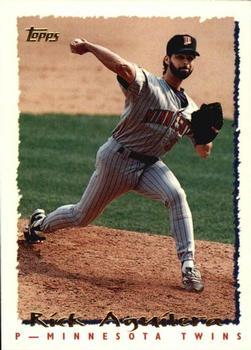 #65 Rick Aguilera - Minnesota Twins - 1995 Topps Baseball