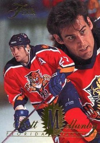 #65 Scott Mellanby - Florida Panthers - 1994-95 Flair Hockey