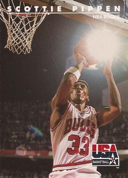 #65 Scottie Pippen - USA - 1992 SkyBox USA Basketball