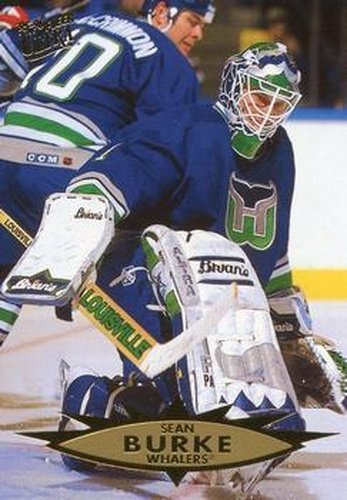 #65 Sean Burke - Hartford Whalers - 1995-96 Ultra Hockey