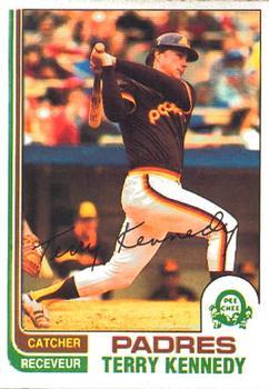 #65 Terry Kennedy - San Diego Padres - 1982 O-Pee-Chee Baseball
