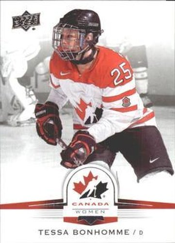 #65 Tessa Bonhomme - Canada - 2014-15 Upper Deck Team Canada Juniors Hockey