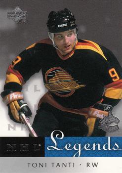 #65 Tony Tanti - Vancouver Canucks - 2001-02 Upper Deck Legends Hockey