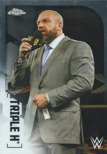 #65 Triple H - 2020 Topps WWE Chrome Wrestling