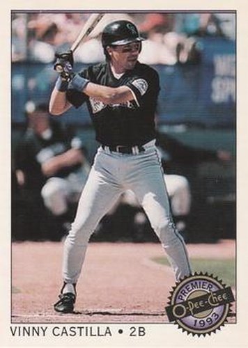 #65 Vinny Castilla - Colorado Rockies - 1993 O-Pee-Chee Premier Baseball