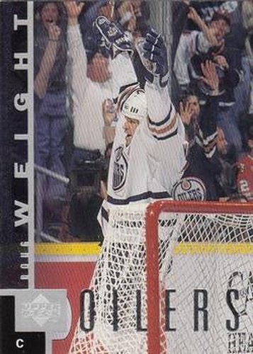 #65 Doug Weight - Edmonton Oilers - 1997-98 Upper Deck Hockey