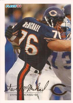 #65 Steve McMichael - Chicago Bears - 1994 Fleer Football