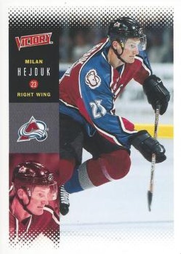 #65 Milan Hejduk - Colorado Avalanche - 2000-01 Upper Deck Victory Hockey