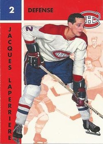 #65 Jacques Laperriere - Montreal Canadiens - 1995-96 Parkhurst 1966-67 Hockey
