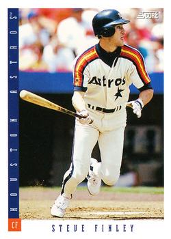 #65 Steve Finley - Houston Astros - 1993 Score Baseball