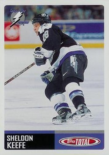 #65 Sheldon Keefe - Tampa Bay Lightning - 2002-03 Topps Total Hockey