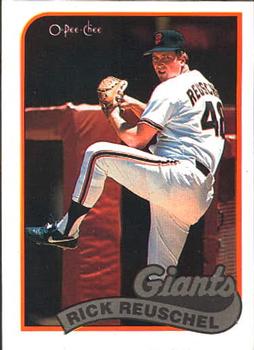 #65 Rick Reuschel - San Francisco Giants - 1989 O-Pee-Chee Baseball