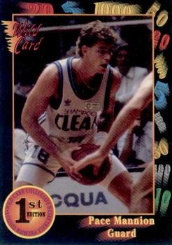 #65 Pace Mannion - Utah Utes - 1991-92 Wild Card Basketball